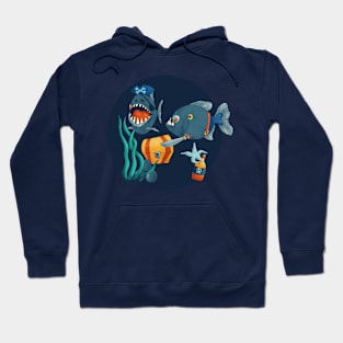 Pirate piranhas Hoodie